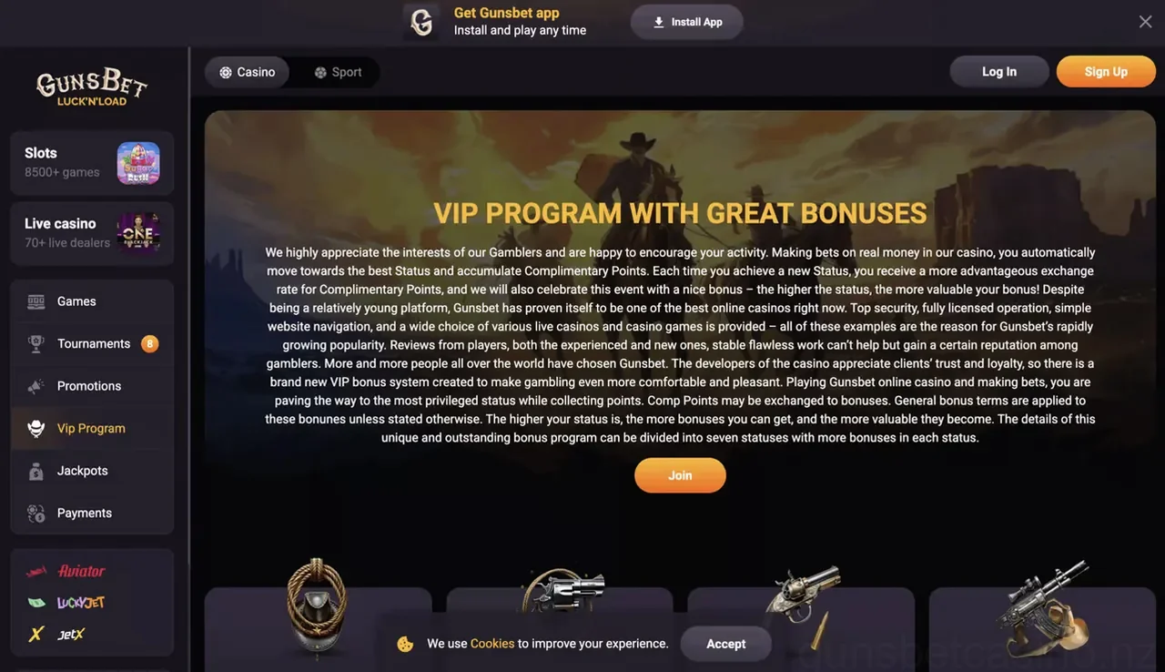 Gunsbet Casino Casino